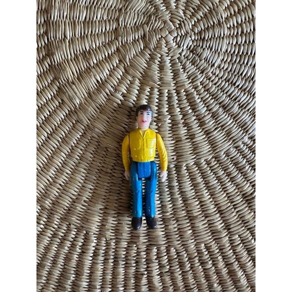 Vintage Plastic Worker Figurine – 2.5” - Picture 1 of 8